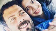 سلفی پژمان بازغی و دخترش نفس در ماشین + عکس