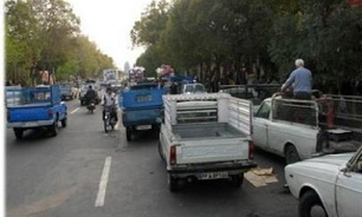 اجرای طرح ضربتی جمع آوری وانت بارها و چرخ دستی ها