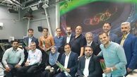 عکس زن و شوهر خبرنگار در جشن شان