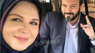 سلفی شهره سلطانی و کامبیز دیرباز در ماشین + عکس