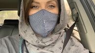 ماسک خاص مهتاب کرامتی + عکس