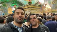 حنیف عمران زاده در حرم امام رضا (ع)
