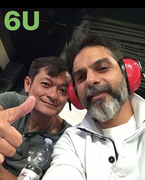 دوست خارجی پیمان معادی + عکس