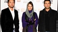 مهناز افشار در کنار حامد بهداد و بهرام رادان