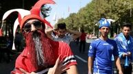ظاهر عجیب و قریب هوادار پرسپولیس/عکس