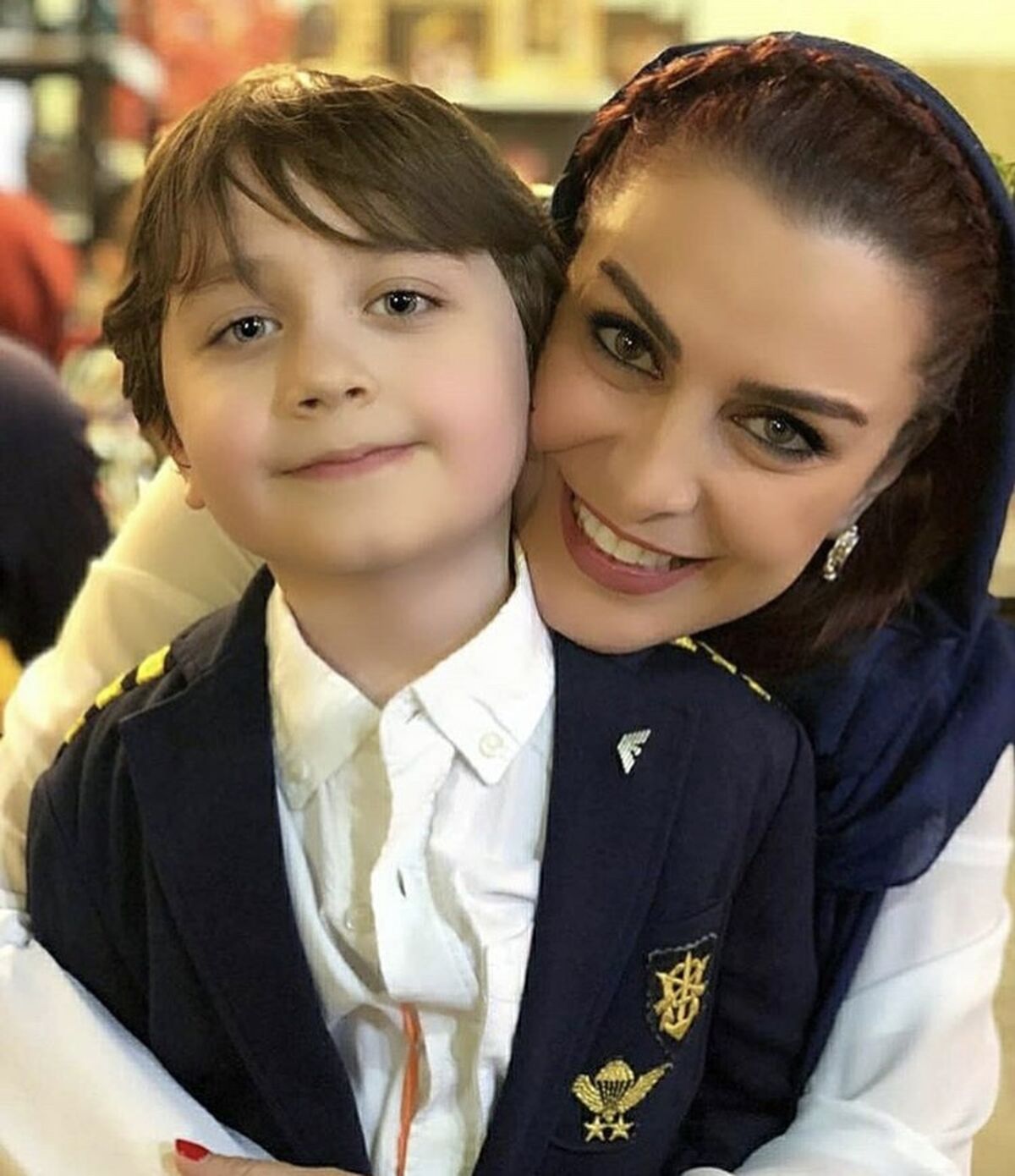 ماهچهره خلیلی و‌پسرش + عکس