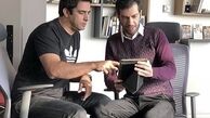 کار کردن منوچهر هادی در خانه اش + عکس 
