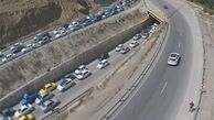 در محور کندوان تردد وسایل نقلیه سنگین کماکان ممنوع است