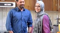 نگاه عاشقانه پژمان بازغی با خانم بازیگر + عکس