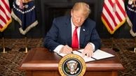 ترامپ آغاز اجرای مرحله اول تحریم ها علیه ایران را امضاء کرد