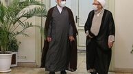 دیدار رئیس مجمع تشخیص مصلحت نظام با محسنی اژه‌ای+ عکس
