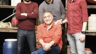 خسرو احمدی با پسرانش در تئاتر + عکس