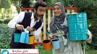 عکس نیما فلاح و همسرش با گلدان هایشان