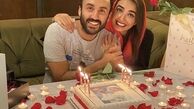 تولد زوج‌ جوان بازیگر مشهور در کافه + عکس
