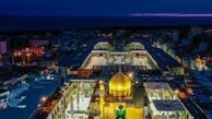 قابی کمتر دیده شده از حرم امیرمومنان(ع)