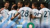 برد خفیف آرژانتین مقابل حریف ایران در جام جهانی