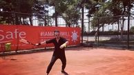تنیس بازی کردن بازیگر مشهور + عکس