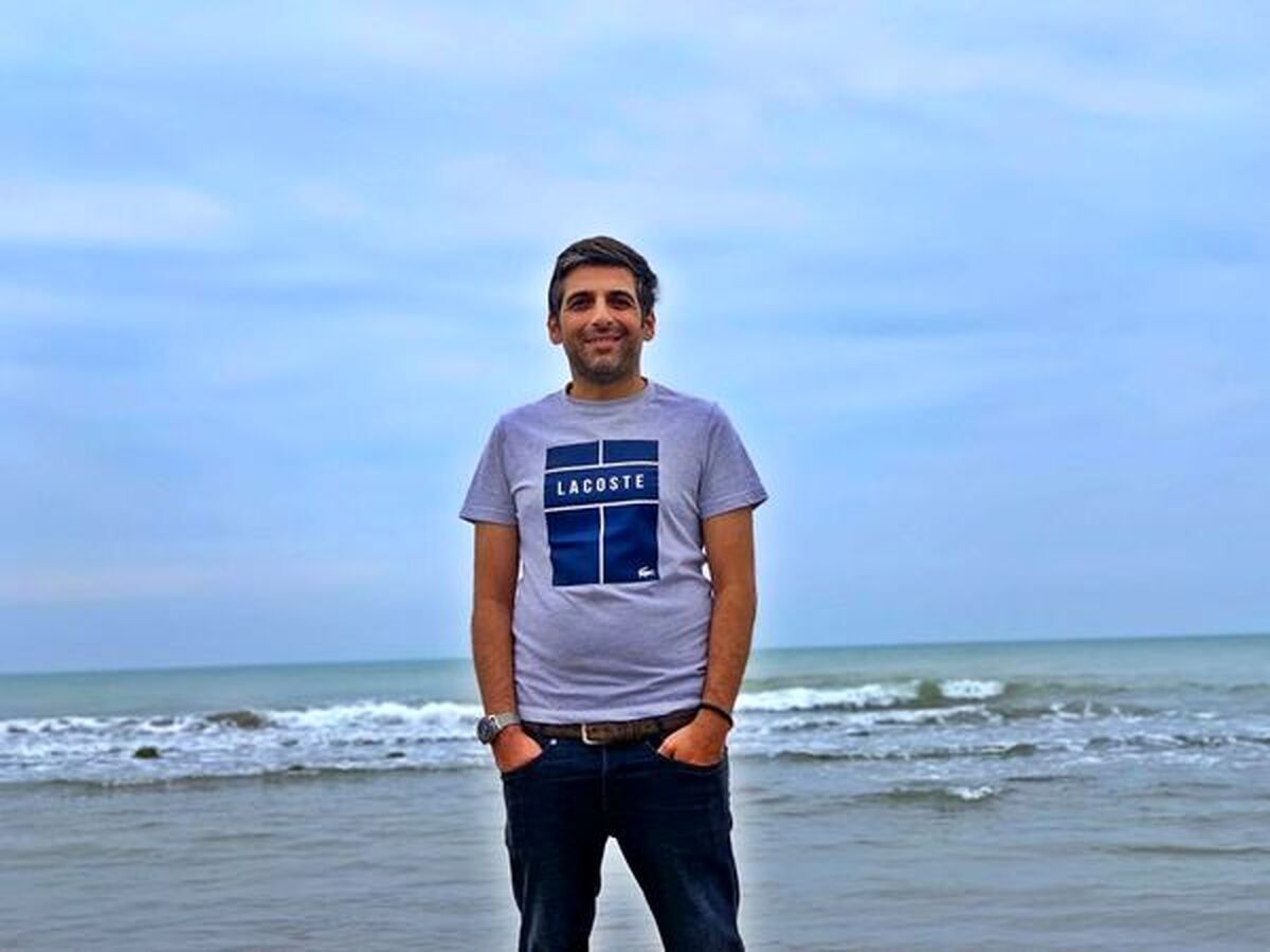 حمید گودرزی و دریای بیکران زیبا + عکس