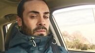 سلفی آقای بازیگر در ماشینش + عکس