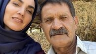 مرجان‌شیرمحمدی در پشت صحنه سریال زمین گرم + عکس