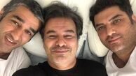 زوج نمکی سینما ایران بر بالین پیمان قاسمخانی+عکس