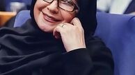 عکس لعیا زنگنه با عینک
