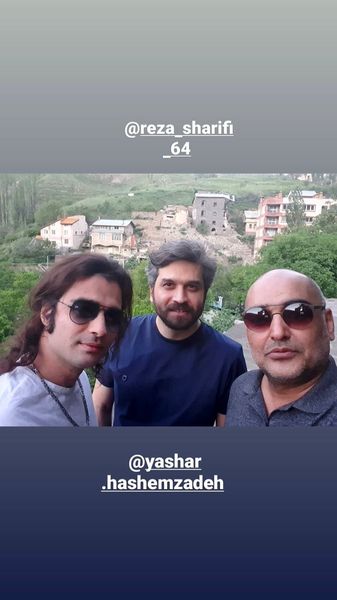 رامبد شکرآبی در جمع دوستانش + عکس