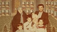 کودکی عباس غزالی در کنار خانواده اش + عکس
