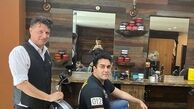  پوریا پورسرخ در آرایشگاه شیک و خارجیش+عکس