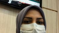 کار کردن گوینده خبر در روزهای کرونایی + عکس