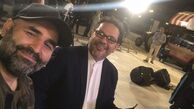 علی مشهدی در کنار محمدرضا حسینیان + عکس