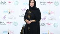 مانتو عربی خانم مجری در جشن حافظ+عکس