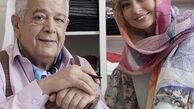 نفیسه روشن در کنار بازیگر سریال نوستالژی زی زیگولو + عکس