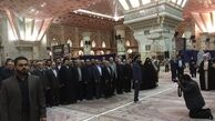 حضور تاج در مرقد امام خمینی (ره)