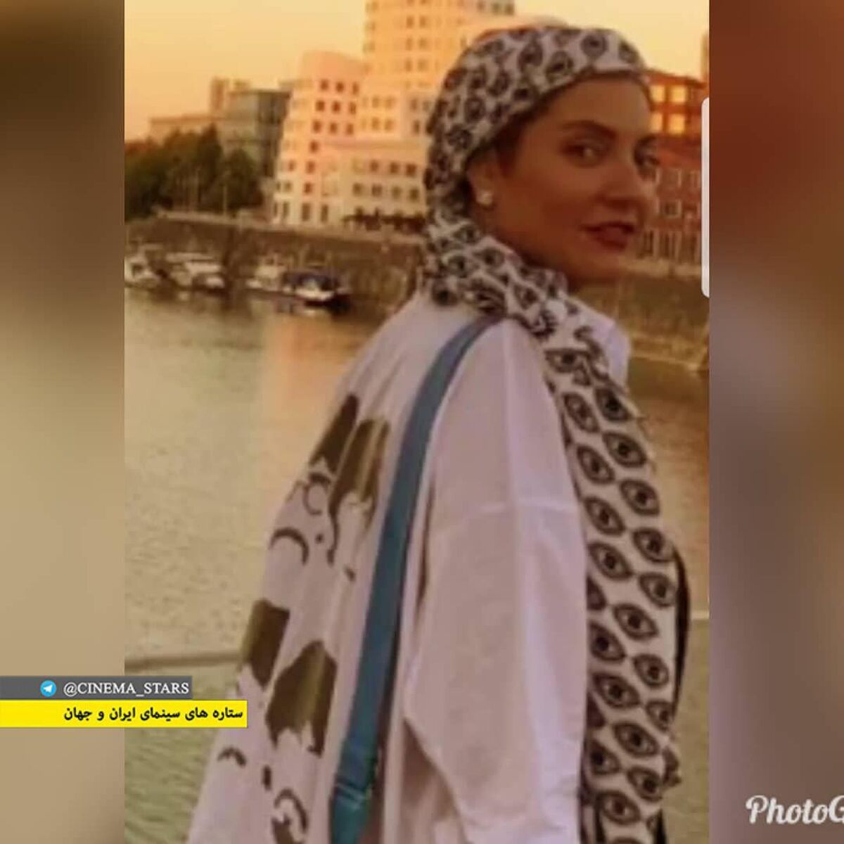 تیپ متفاوت مهناز افشار لب رودخانه+عکس