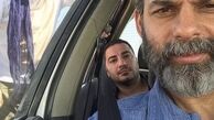 سلفی پیمان معادی با متری شیش و‌نیمی‌ها در ماشین + عکس
