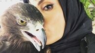 علاقه سارا خوئینی ها به عقاب!