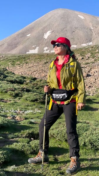 آنا نعمتی در کوه + عکس