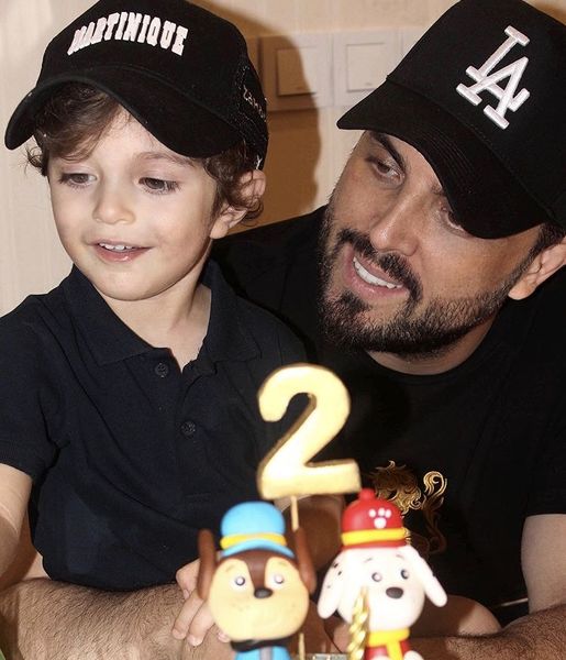 پدرام کریمی و پسرش در تولد + عکس