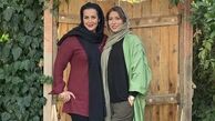 فریبا نادری و دوستش + عکس