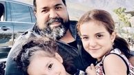 رضا صادقی و دخترانش + عکس