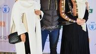  فاطمه گودرزی در کنار پسرش و عروسش + عکس