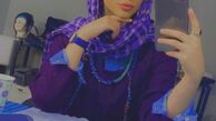 استایل بنفش رنگ‌ترلان پروانه + عکس