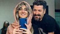 سلفی ویدا جوان در اتاق گریم با موهای مش شده + عکس