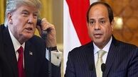 گفتگوی تلفنی ترامپ با السیسی درباره تحولات منطقه