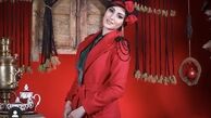 استایل کریسمسی مریم مومن + عکس