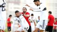 علیرضا جهانبخش تماشاگر ویژه ایران - فلسطین