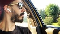 چهره متفکر بهرام افشاری در ماشین + عکس