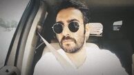 سلفی جدید نیما شعبان نژاد در ماشینش + عکس