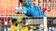 دروازه بان سعودی از بیرانوند سبقت گرفت +عکس
